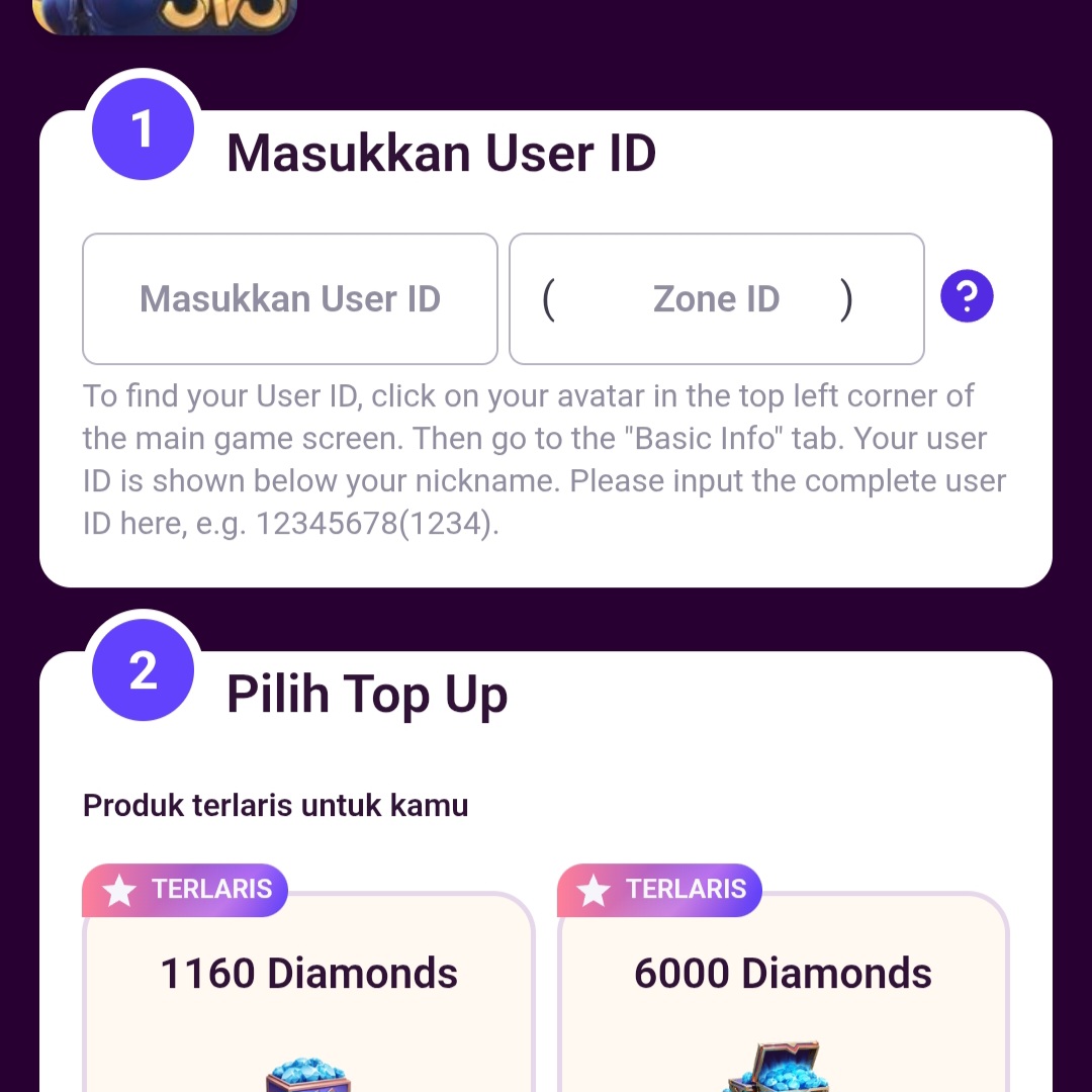 CODASHOP MOBILE LEGENDS NEW