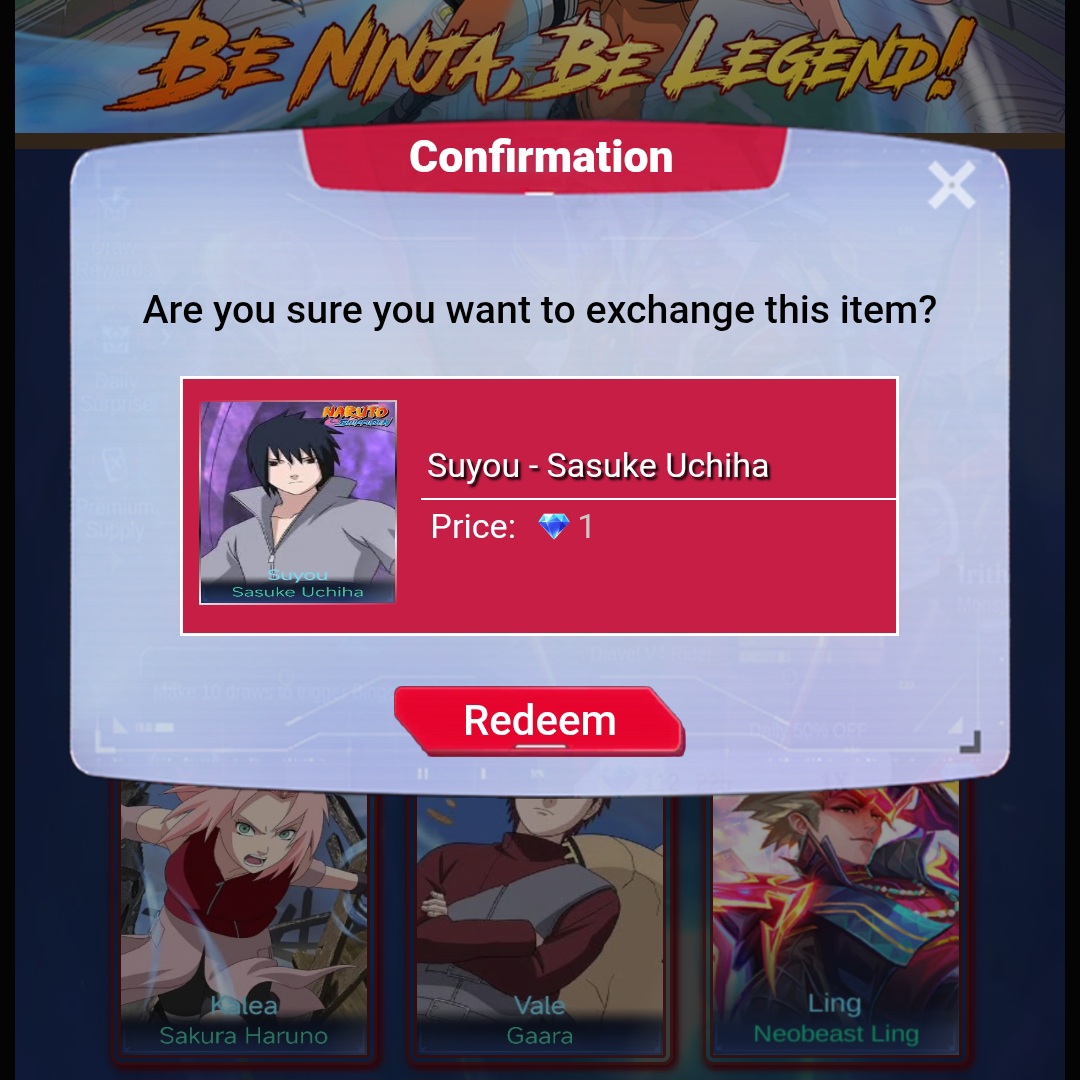 EVENT MOBILE LEGENDS X NARUTO