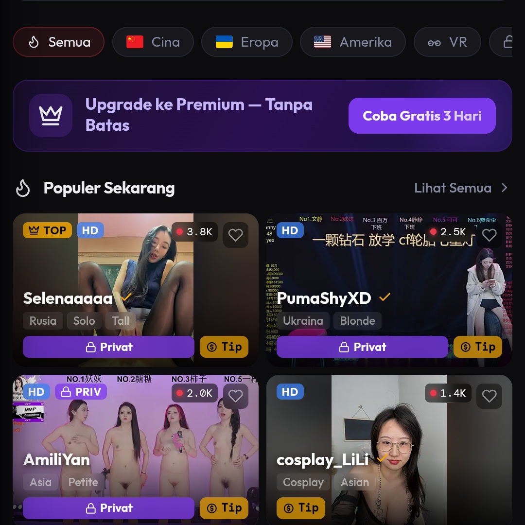 WEBSITE LIVE CAM 18+